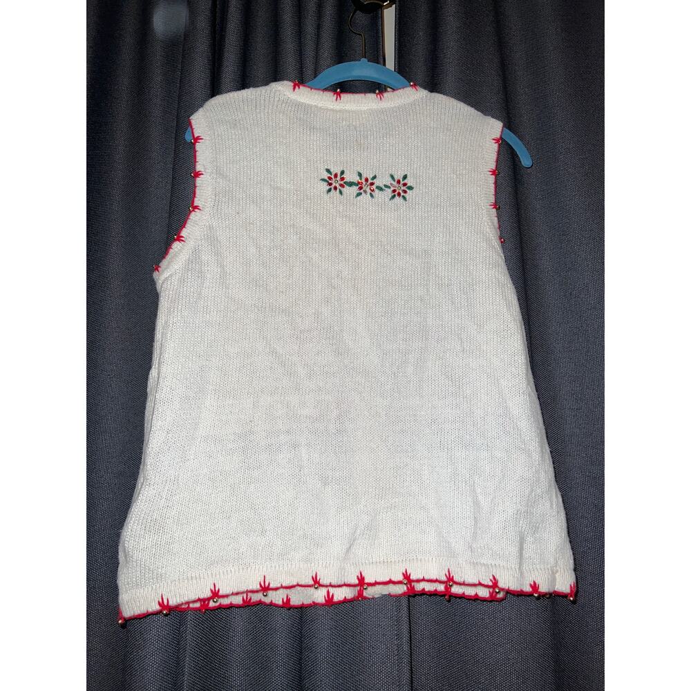 Ugly Christmas Sweater Vest Xmas Size Small - Picture 3 of 3